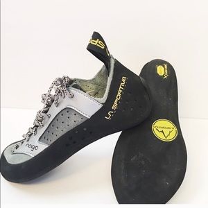 La sportiva rock climbing shoe